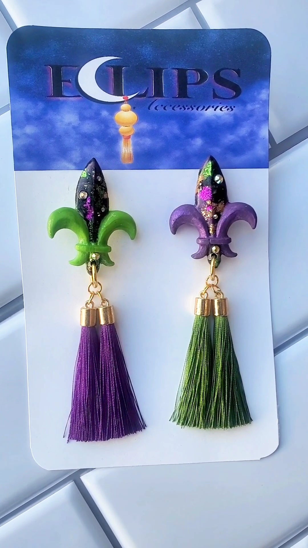 Fleur-de-lis NOLA Tassels