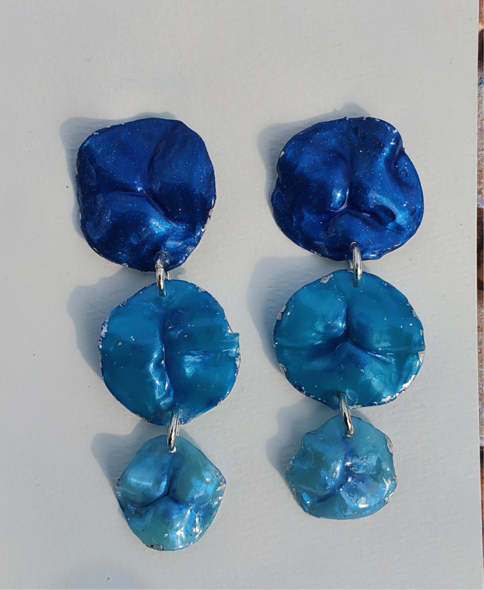 Morning Glory Floral Earrings