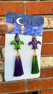 Fleur-de-lis NOLA Tassels