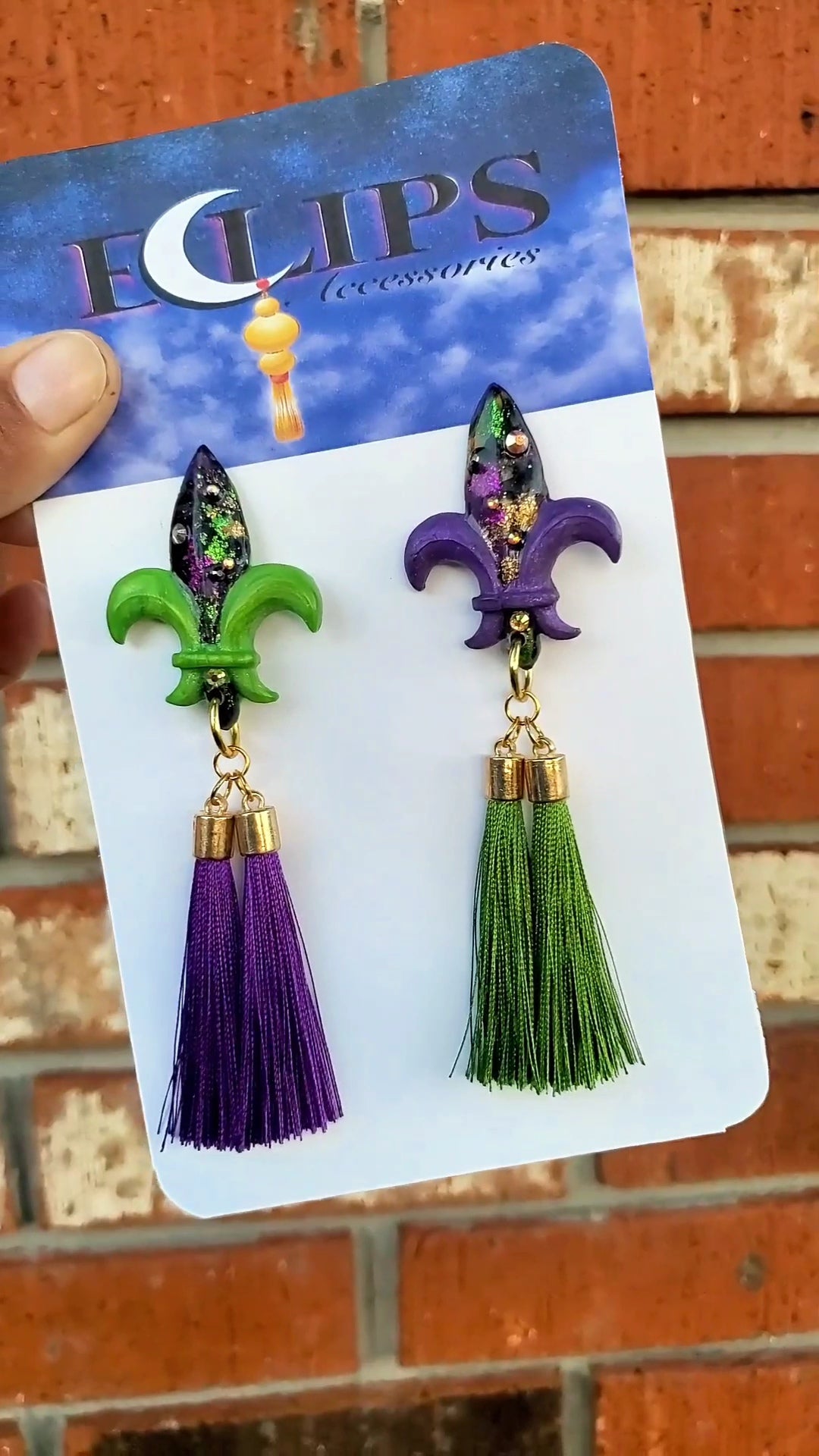 Fleur-de-lis NOLA Tassels