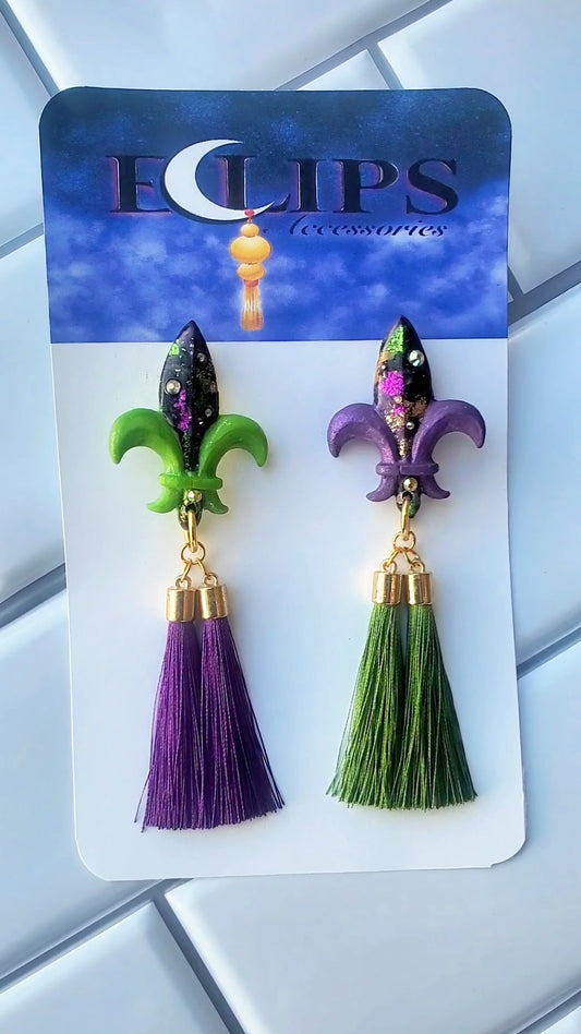 Fleur-de-lis NOLA Tassels