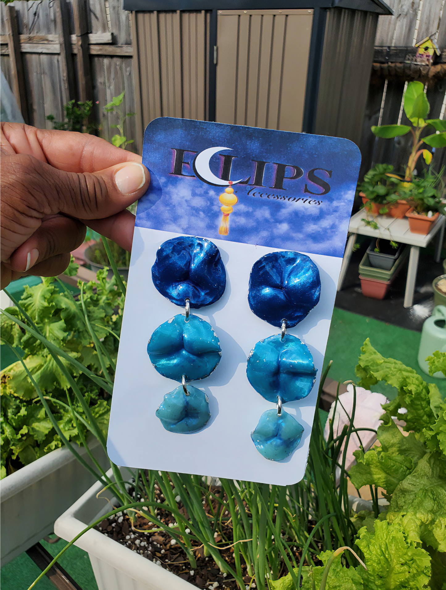 Morning Glory Floral Earrings