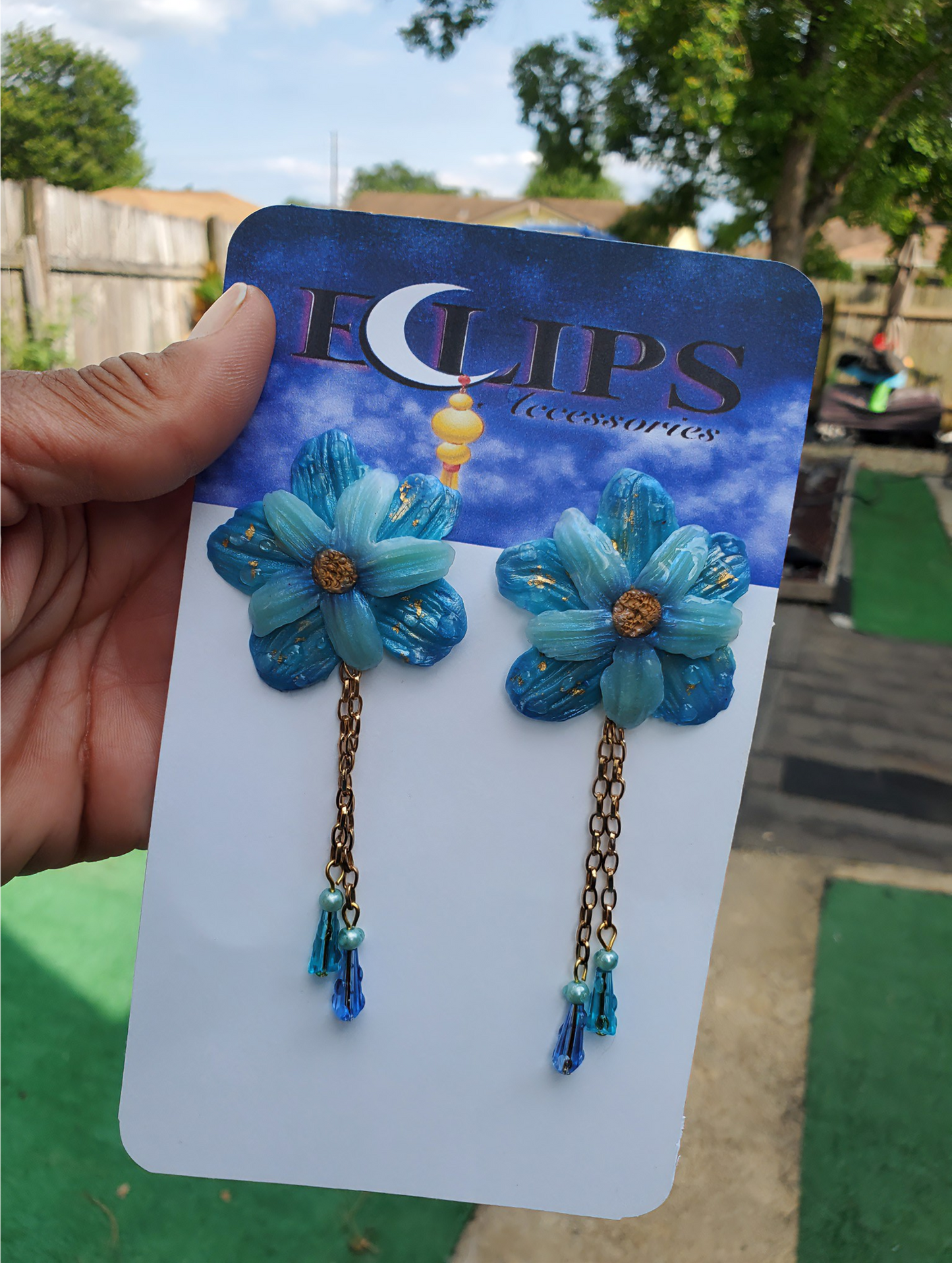 Dewy Blooms Floral Earings