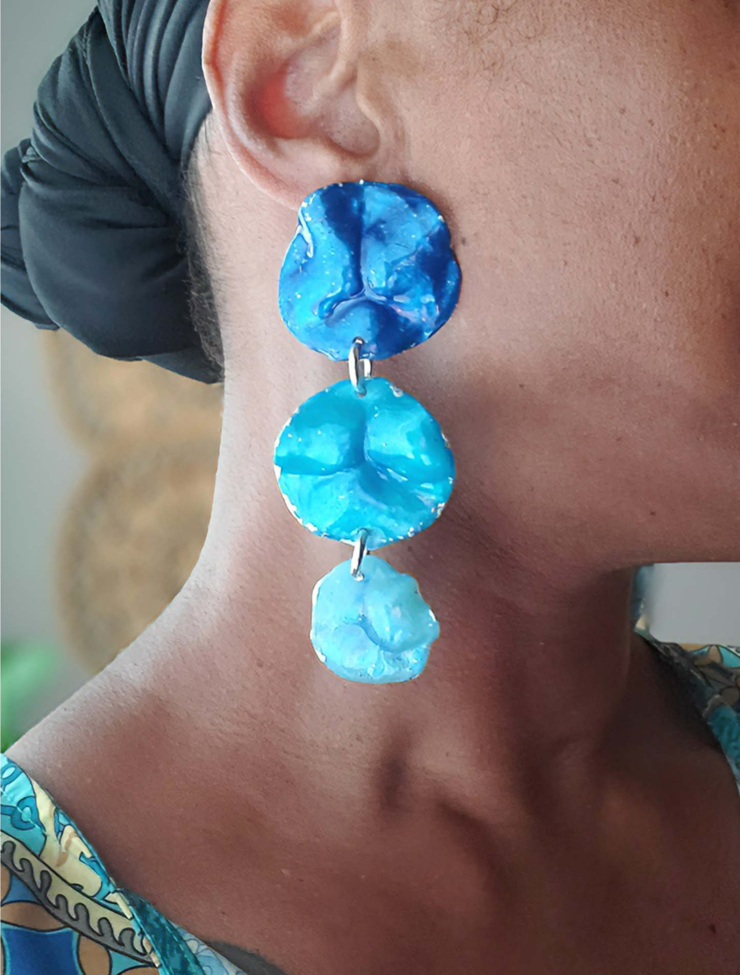 Morning Glory Floral Earrings