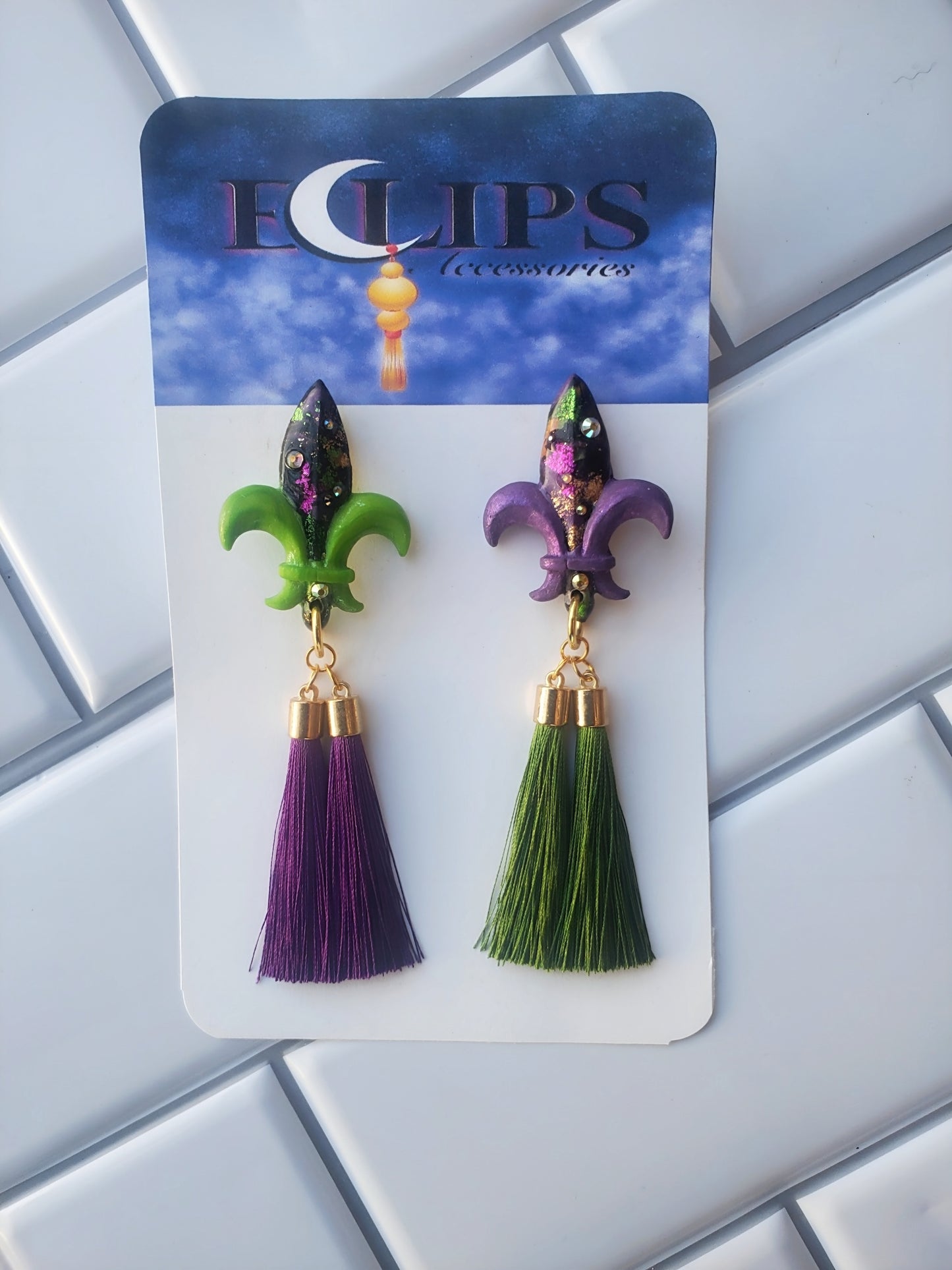 Fleur-de-lis NOLA Tassels