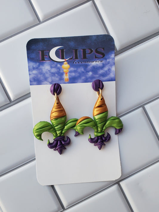 NOLA Fleur-de-lis Earrings - NOLA Fan