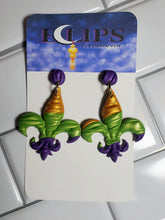 Load image into Gallery viewer, NOLA Fleur-de-lis Earrings - NOLA Fan
