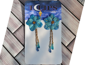 Dewy Blooms Floral Earings