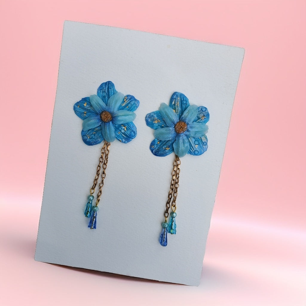 Dewy Blooms Floral Earings