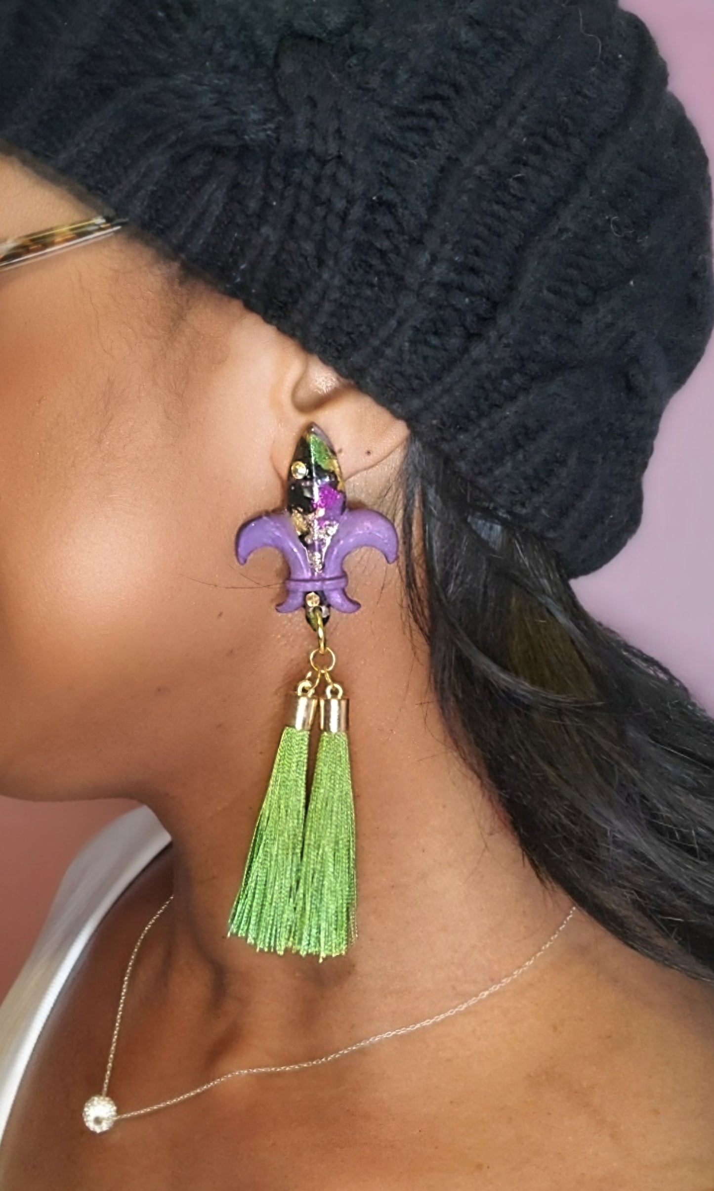 Fleur-de-lis NOLA Tassels