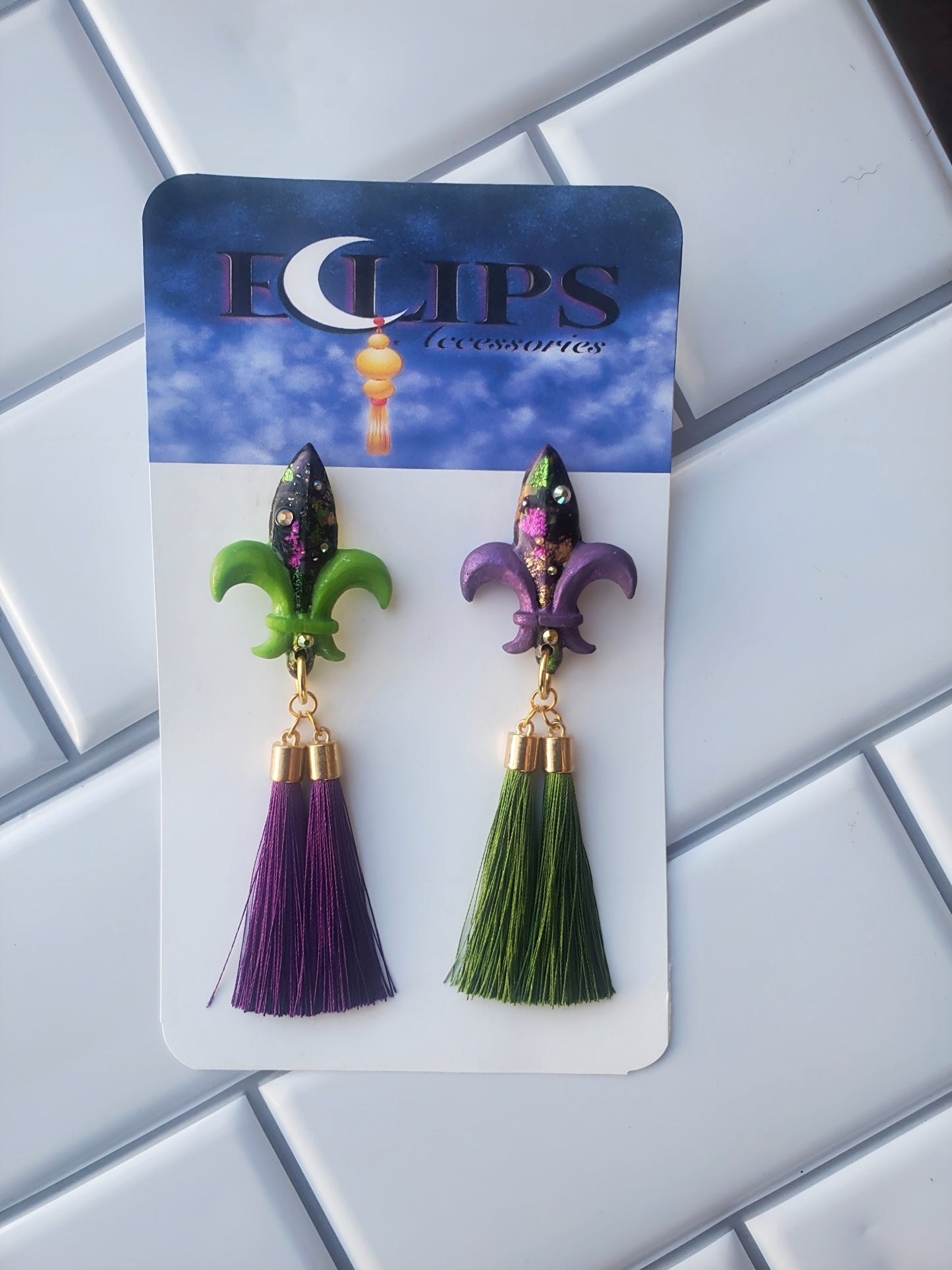 Fleur-de-lis NOLA Tassels