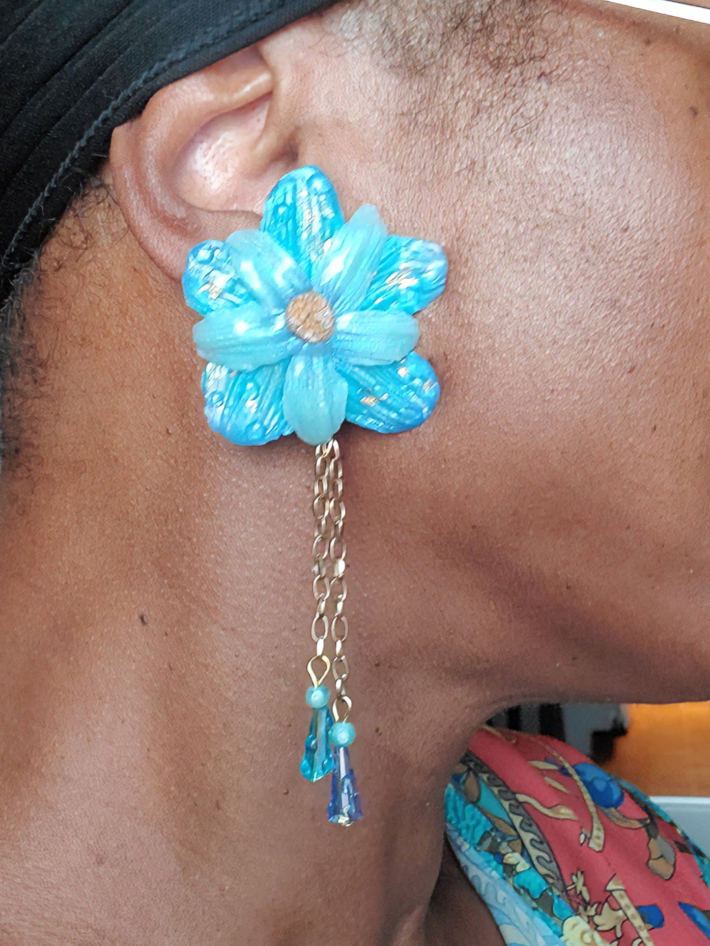 Dewy Blooms Floral Earings